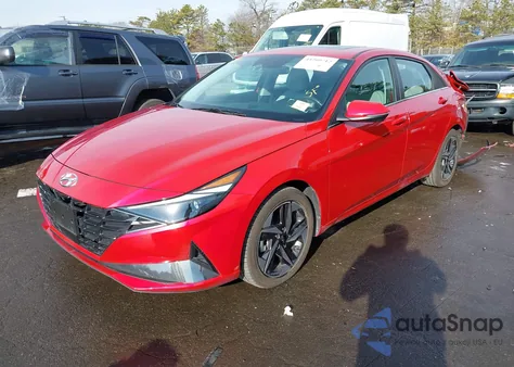 2022 Hyundai Elantra Limited из США, поврежденный, VIN 5NPLP4AG1NH082553